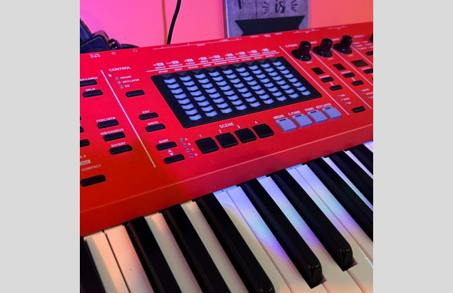 Used Vox Continental 73 Red Keyboard (SN:001230) - Image 5